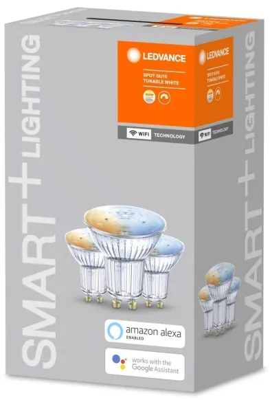 SET 3x Lampadina LED dimmerabile SMART+ GU10/5W/230V 2700K-6500K Wi-Fi - Ledvance