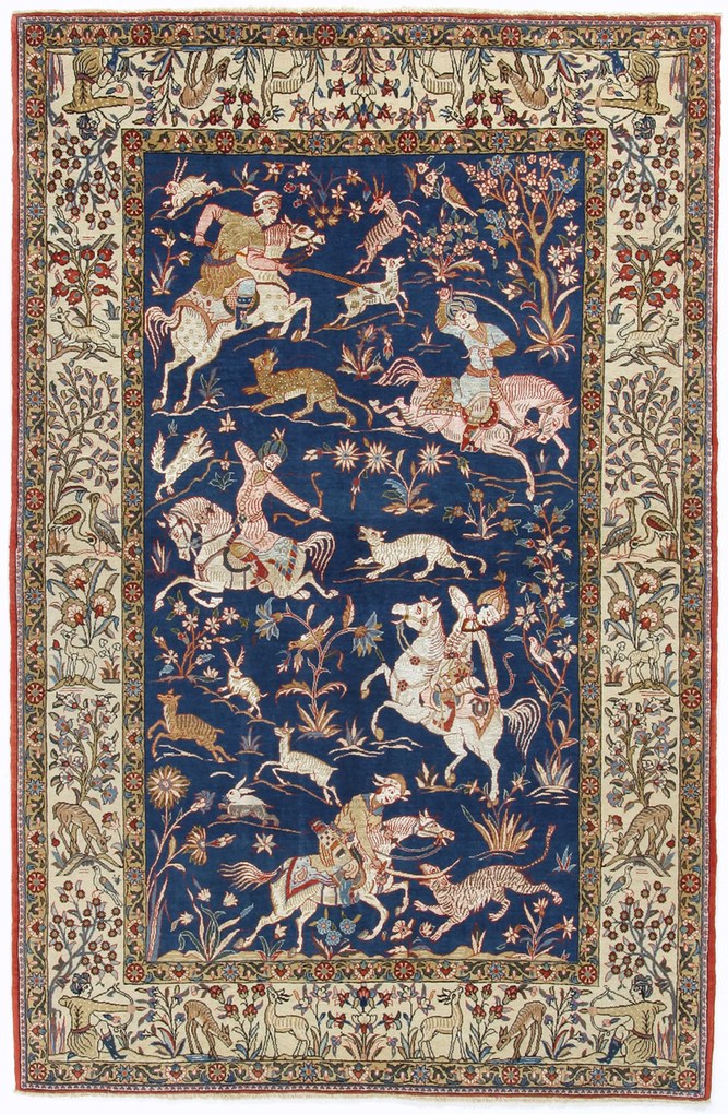 Ghom Tappeto persiano 220 x 140 (Iran) Annodato A Mano