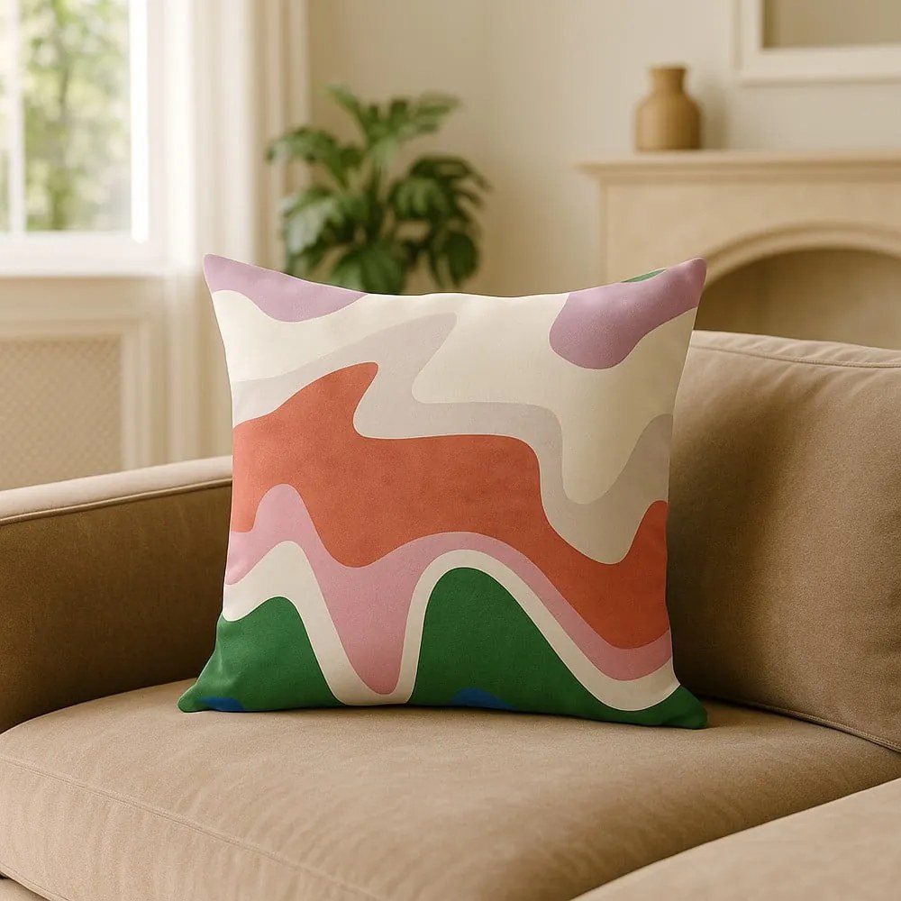 Federa decorativa 43x43 cm Squiggly Breeze – Mila Home