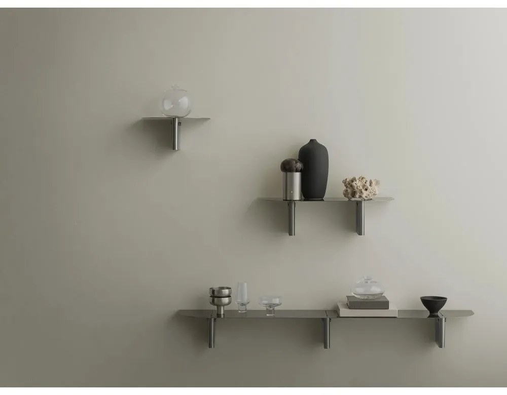 Mensola grigia in acciaio 80 cm Oru – Blomus