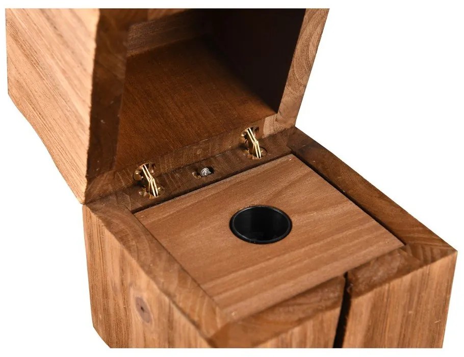 Lampada da tavolo marrone (altezza 16 cm) Treasure - Trio