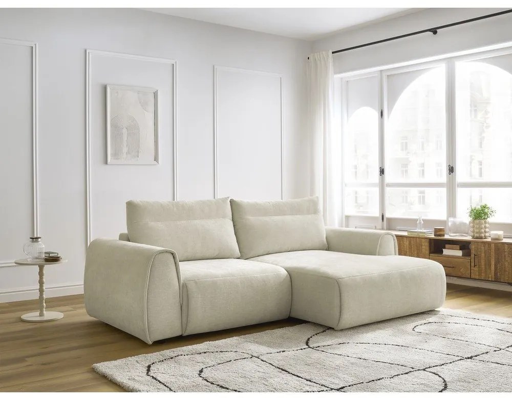 Divano angolare beige Aden – Bobochic Paris