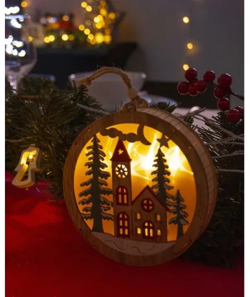 Retlux - Decorazione LED di natale 5xLED/2xAAA bianco caldo