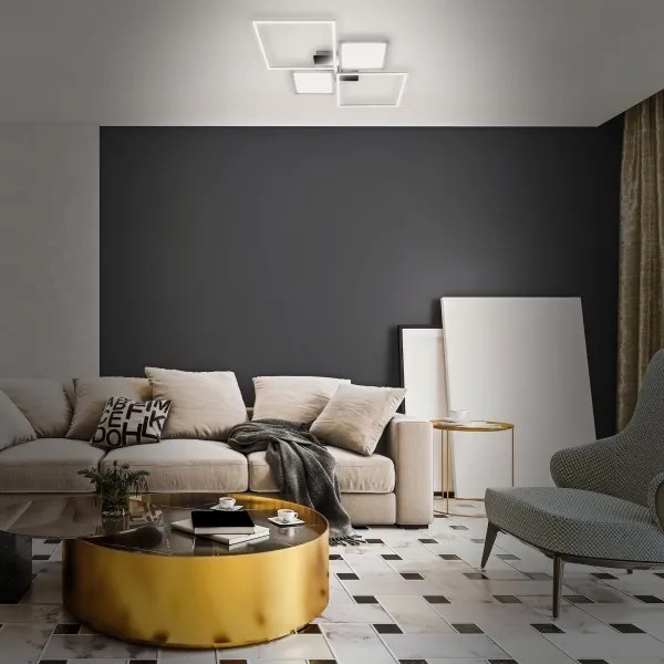 Briloner 3530-018 - Lampadario a plafone LED dimmerabile FRAME LED/40W/230V + +TC