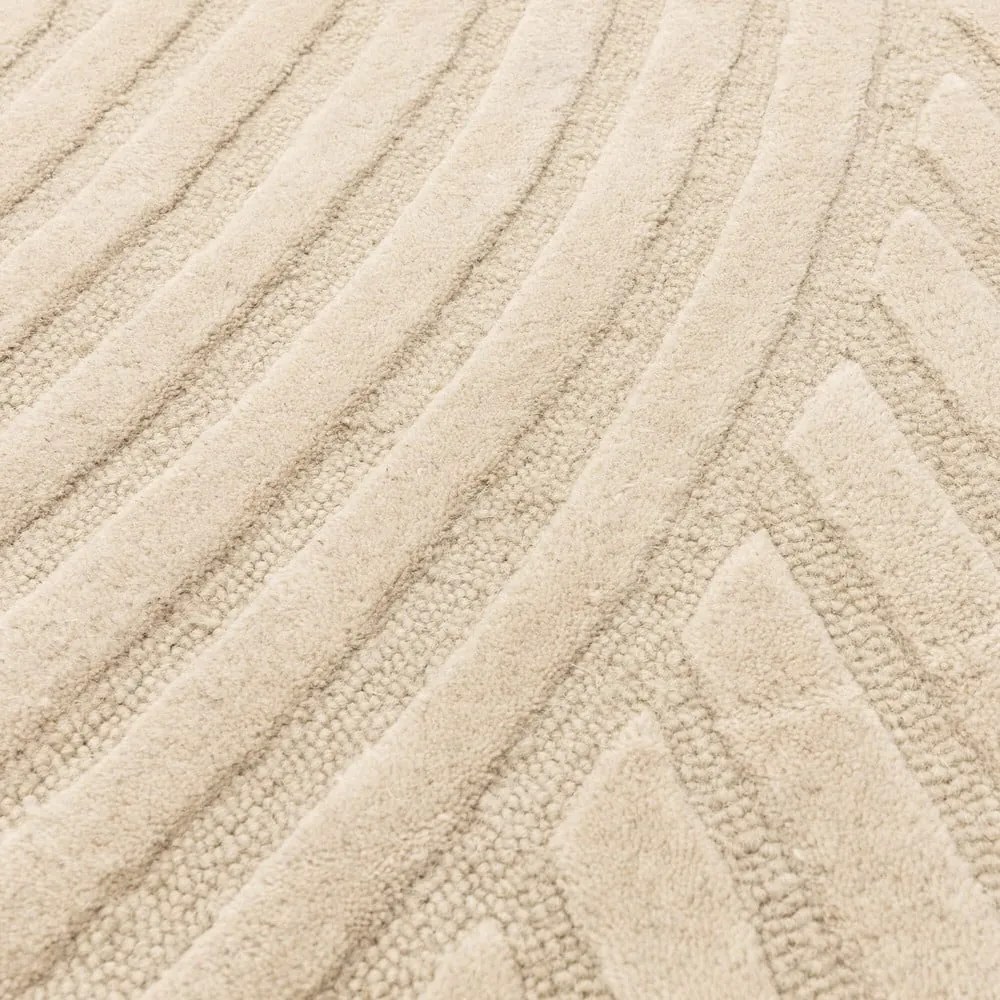 Tappeto in lana beige 120x170 cm Hague - Asiatic Carpets