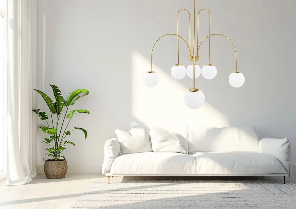 Lampada da soffitto Gold APP1584-6CP