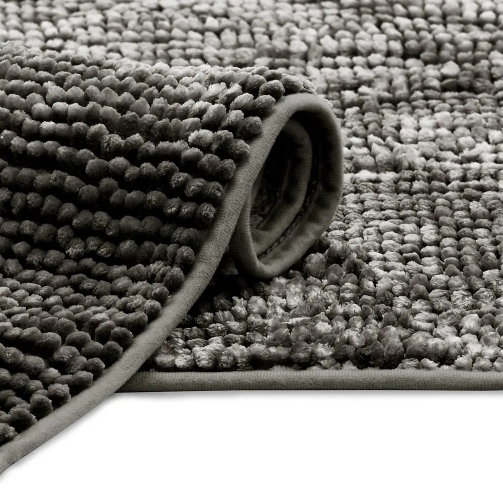 Set di tappetini per il bagno grigio scuro 2 pz per WC 80x50 cm Bati – Restilo