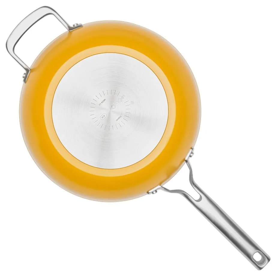 Padella wok con coperchio/con superficie in ceramica ø 28 cm Meda 3.0 – FABINI