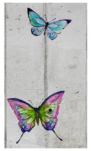 Fotomurale Butterflies and Concrete