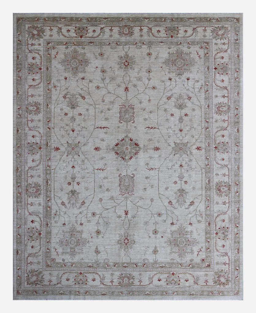 Ziegler Tappeto 300 x 250 Beige (Pakistan) Annodato A Mano