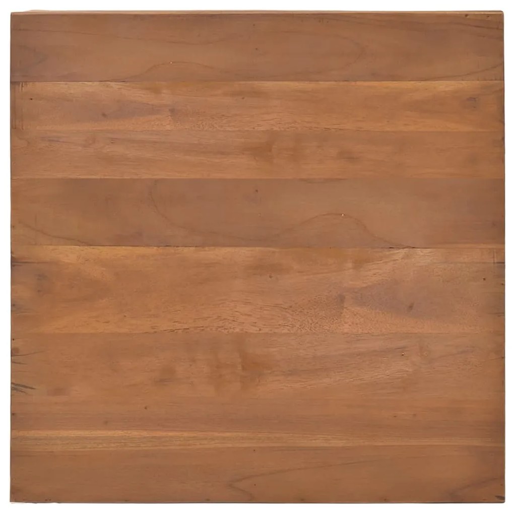 Tavolino da Salotto 65x65x33 cm in Legno Massello di Teak