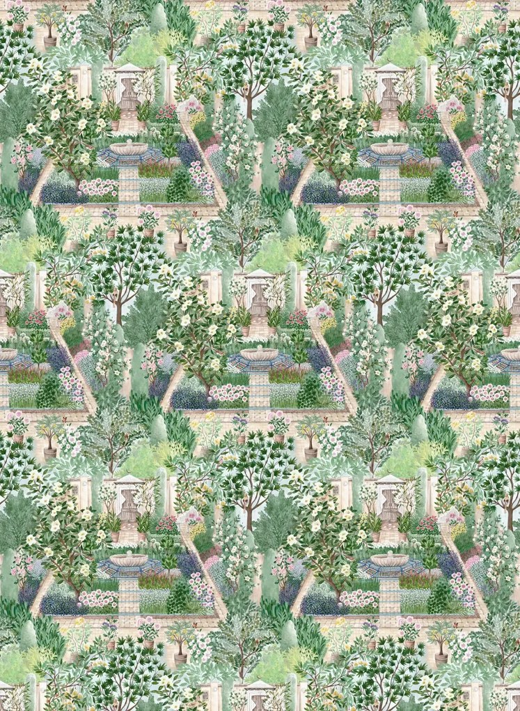 Sanderson Carta da parati Carpet Garden - Sanctuary