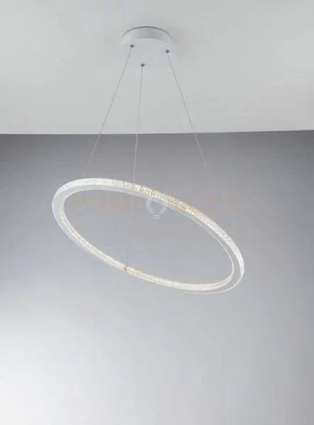 Lampadario a sospensione led bryant bianca 45w 5800lm 3000k 60x2x15...