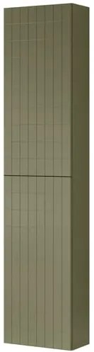 Colonna per mobile bagno Pixel 2 ante P 27 x L 30 x H 160 cm laccato opaco verde salvia