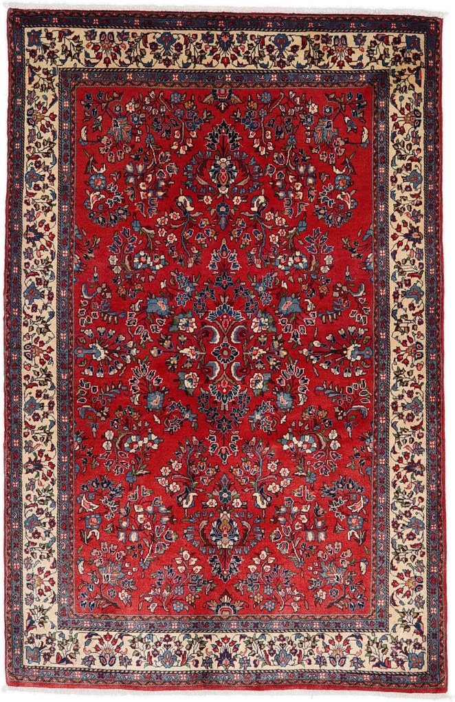 Sarouk Tappeto persiano 140x210 (Iran) Annodato A Mano