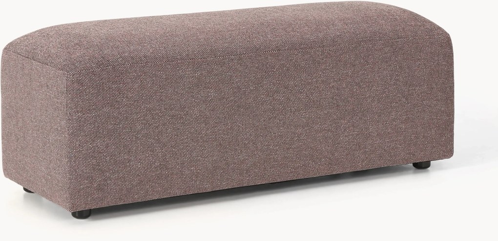 Poggiapiedi XL da divano Melva, larg. 116 x prof. 42 cm