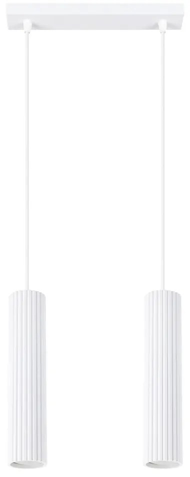 Lampadario bianco Gleam – Sollux