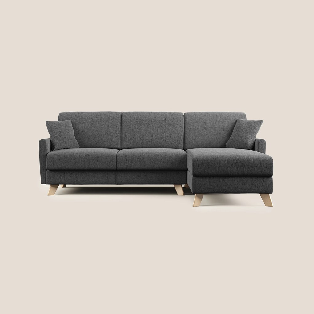 Edgar divano letto angolare in tessuto felis impermeabile T03