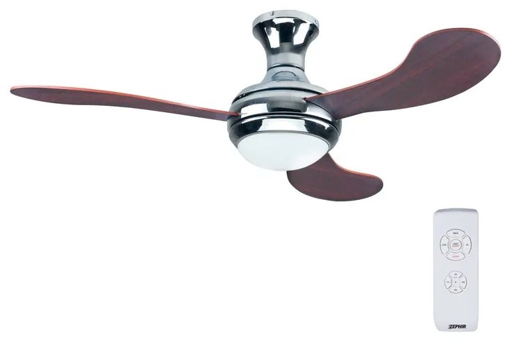 Ventilatore da soffitto Salo' mogano, D. 132 cm ZEPHIR