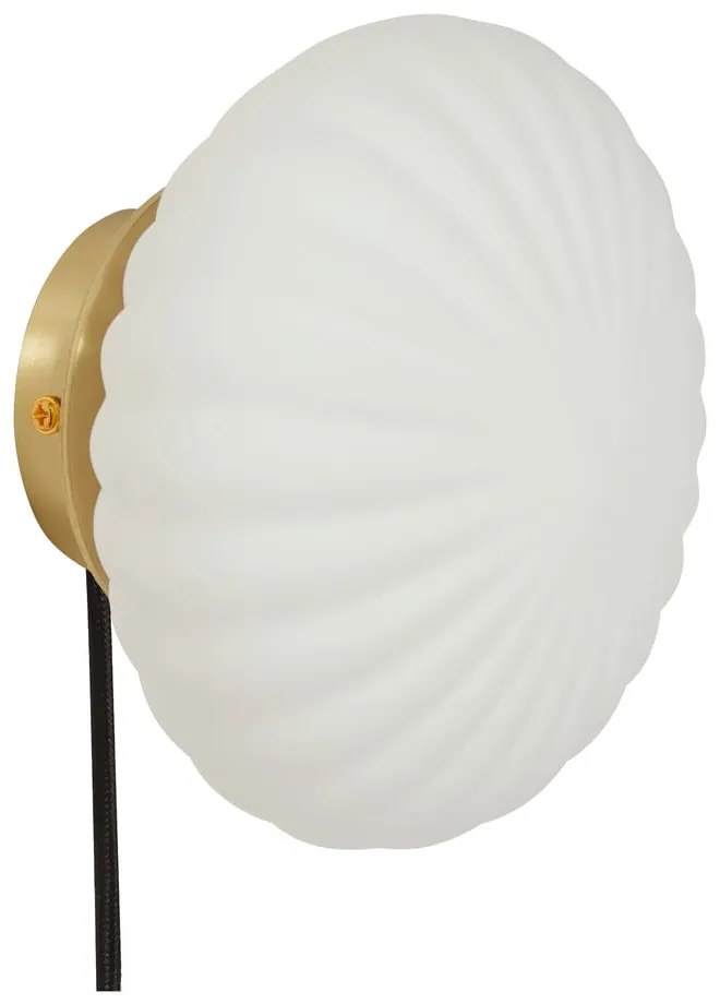 Lampada da parete bianca Kumu - Hübsch