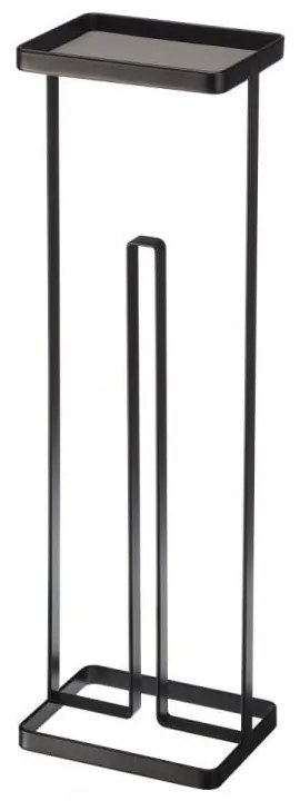 Distributore di carta igienica nero con ripiano Tower - YAMAZAKI