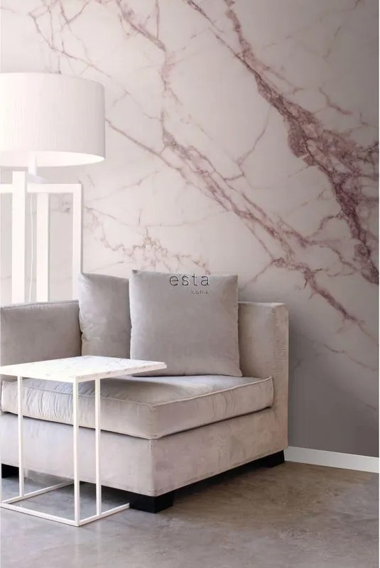 Fotomurale ESTA Marmo, rosa 300X279 cm