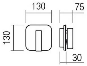 Redo 01-2977 - Applique LED QUDA LED/6W/230V + LED/3W CRI 90 USB dorata