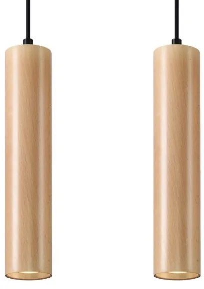 Sollux SL.0637 - Lampadario a sospensione con filo LINO 2xGU10/40W/230V