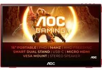 Aoc 16g3 tv e monitor portatile nero, rosso 39,6 cm (15.6 ) tft 1920 x 1080 pixel