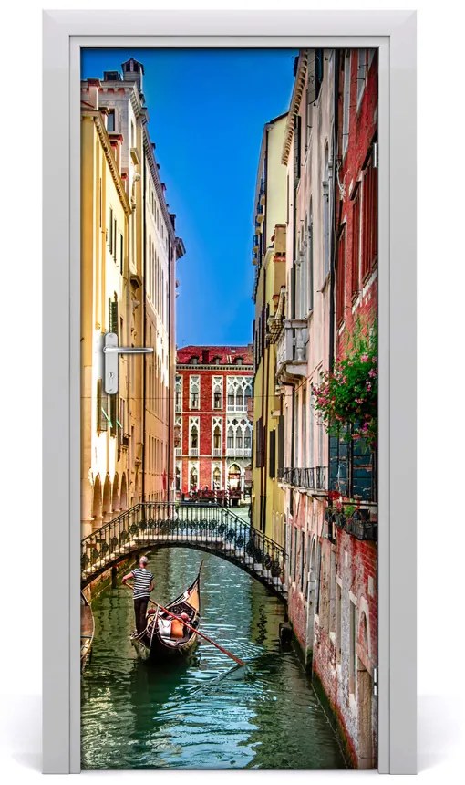 Adesivo per porta interna Venezia, Italia 75x205 cm