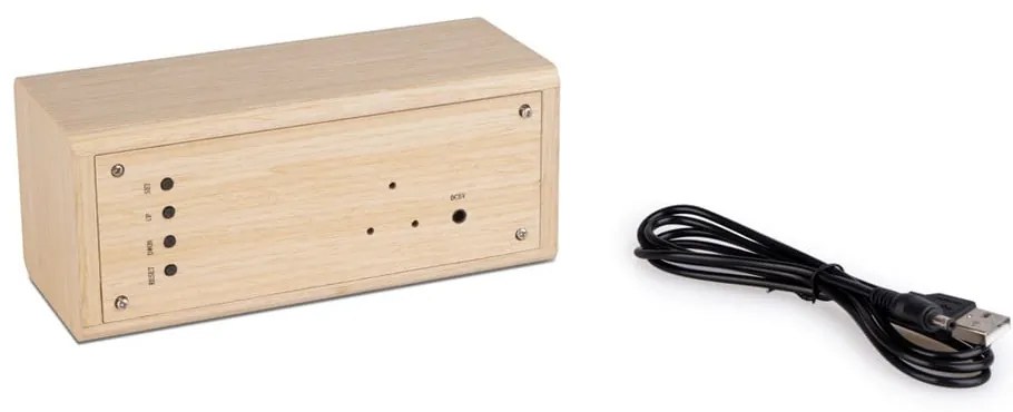 Sveglia digitale da tavolo Timber - Balvi