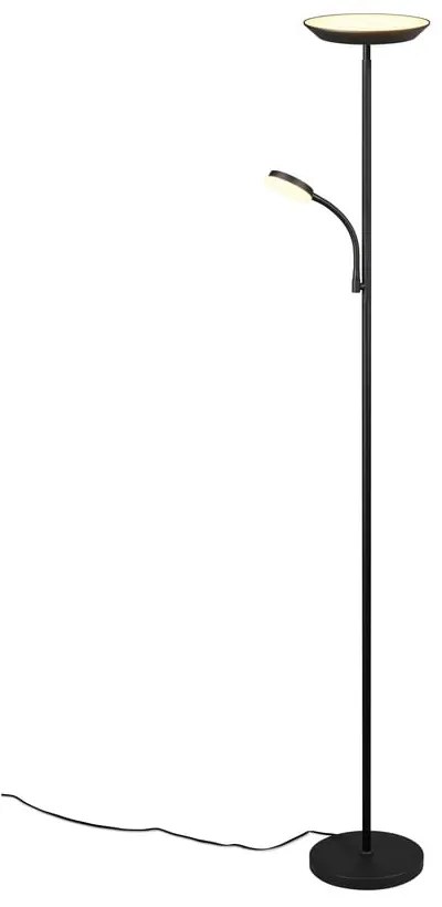 Lampada da terra nera (altezza totale 178 cm) Specter – Trio