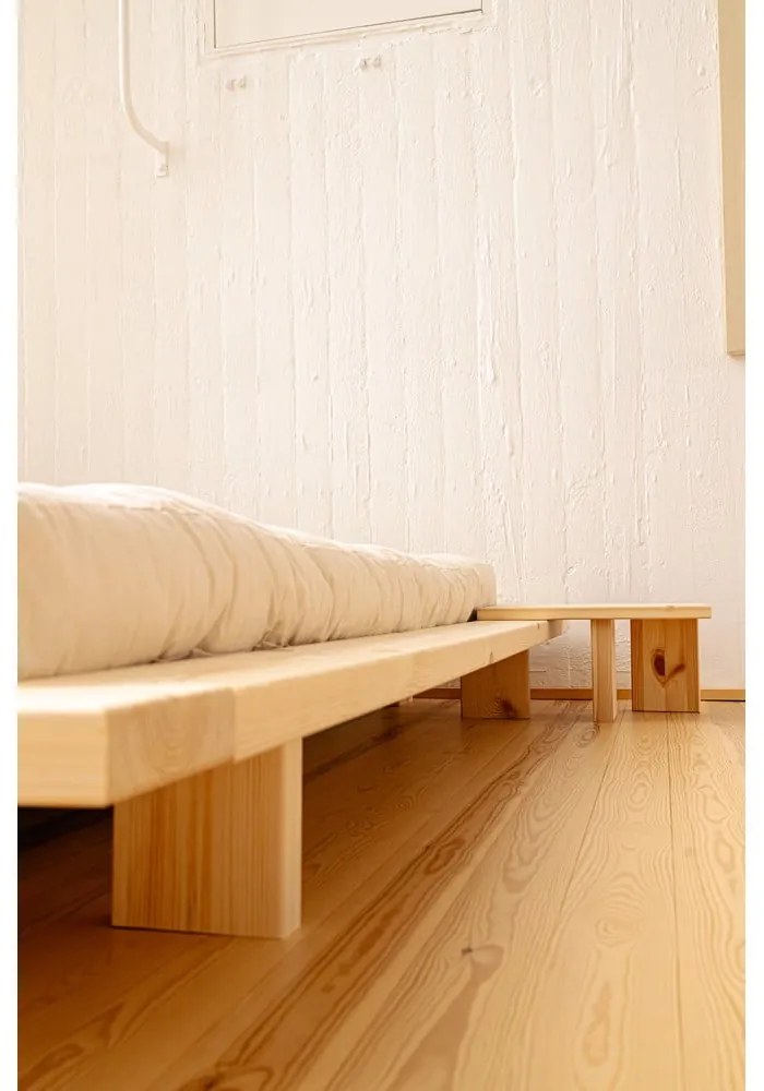 Comodino di colore naturale in pino massiccio Japan – Karup Design