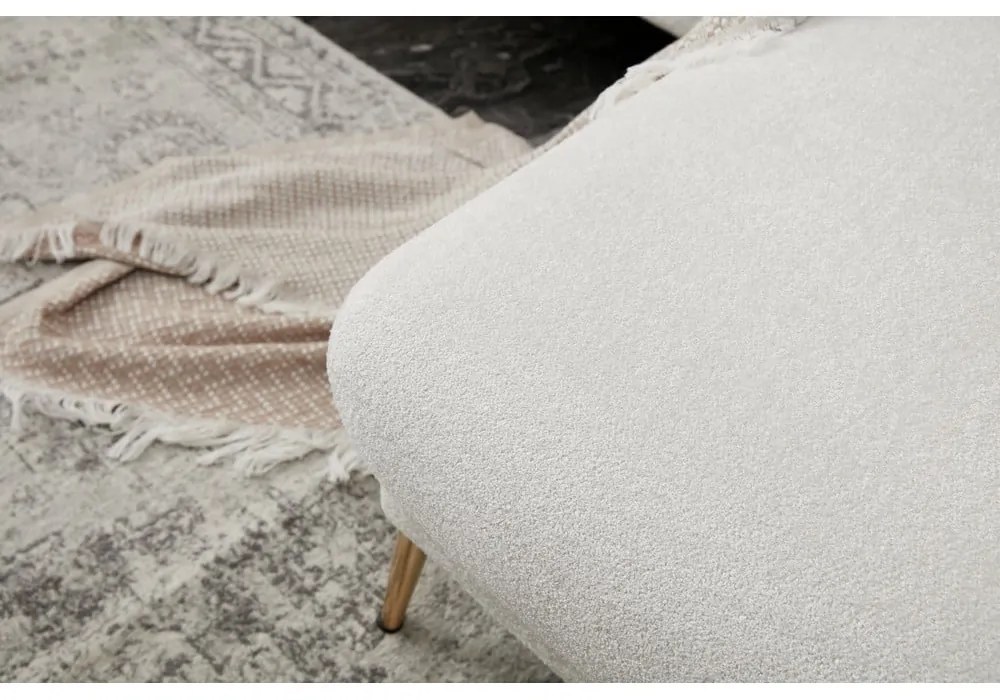 Divano angolare bianco (con penisola a destra/con chaise lounge) Simena – Balcab Home