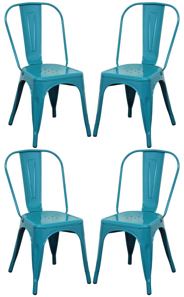 AGATHA - Set 4 sedie industrial