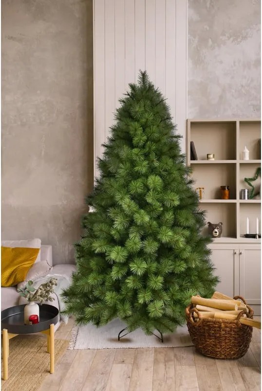 Albero di Natale artificiale Montgomery verde H 180 cm x ø 120 cm