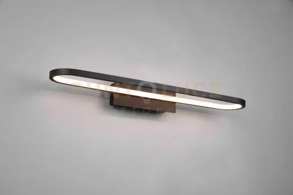 Gianni h2o applique da bagno led  22w 2700lm, 3000k nero con interr...