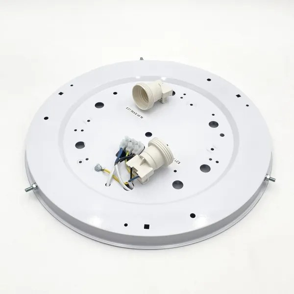 Plafoniera NATURAL 3xE27/15W/230V Ø 37,5 cm pino/bianco