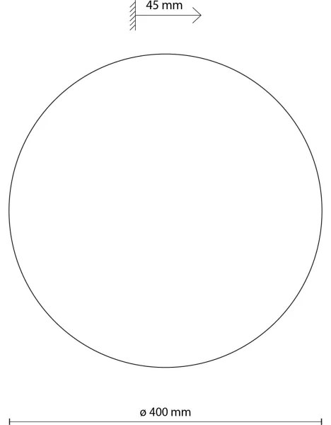 Applique LUNA 4xG9/8W/230V diametro 40 cm bianco