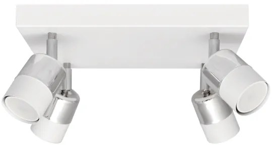 LED Luce Spot a LED TUBSSON 4xGU10/4,8W/230V bianco/cromo lucido