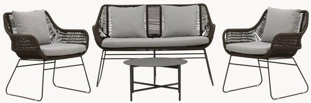Salotto outdoor Davao, set da 4