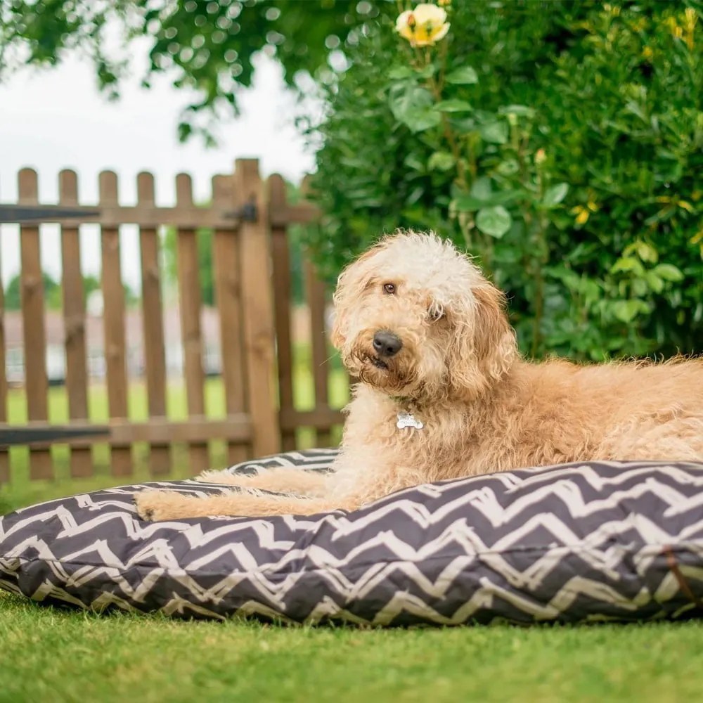 Cuccia nera per cane 90x120 cm Outdoor Bed Barn Raven Black L – P.L.A.Y.