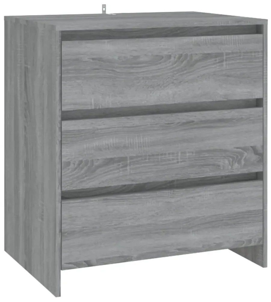 Credenza grigio sonoma 70x41x75 cm in truciolato