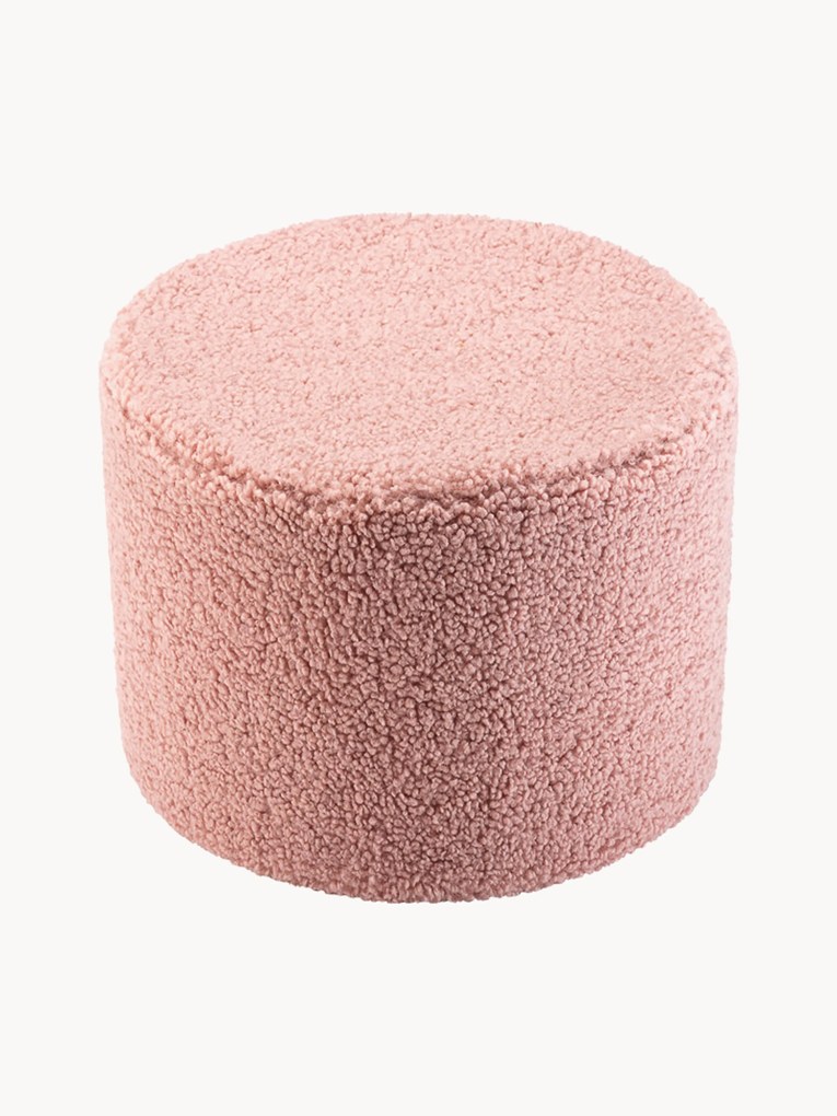 Pouf per bambini in teddy Sugar Ø 40 cm