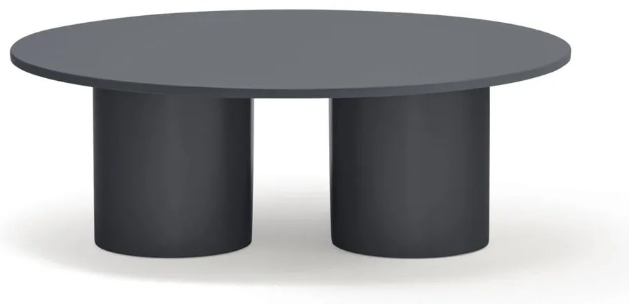 Tavolino da salotto color antracite 110x111 cm Totem – Teulat