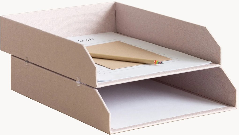 Set di 2 organizer per lettere Hakan