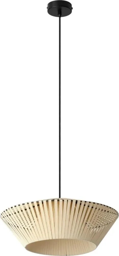 Osram - Lampada a sospensione a cavo DECOR STRIPES 1xE27/10W/230V Ø 40,5 cm beige