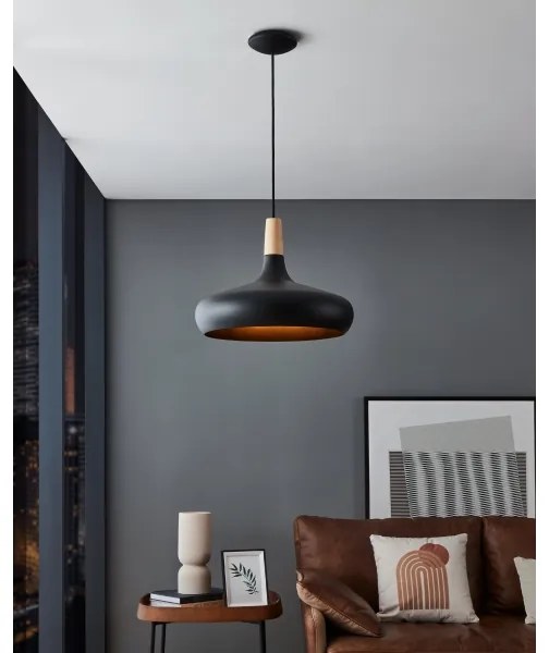 Eglo 900163 - Lampadario a sospensione con filo SABINAR 1xE27/40W/230V diametro 40 cm