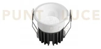 Incasso led quark bianco tondo cob 8w 830lm cct 3000k / 4000k / 650...