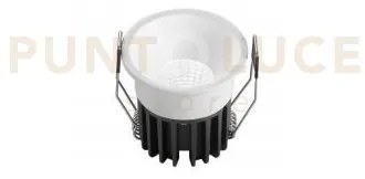 Incasso led quark in alluminio bianco cob 8w 830lm cct 6,5x6,5x5,5c...